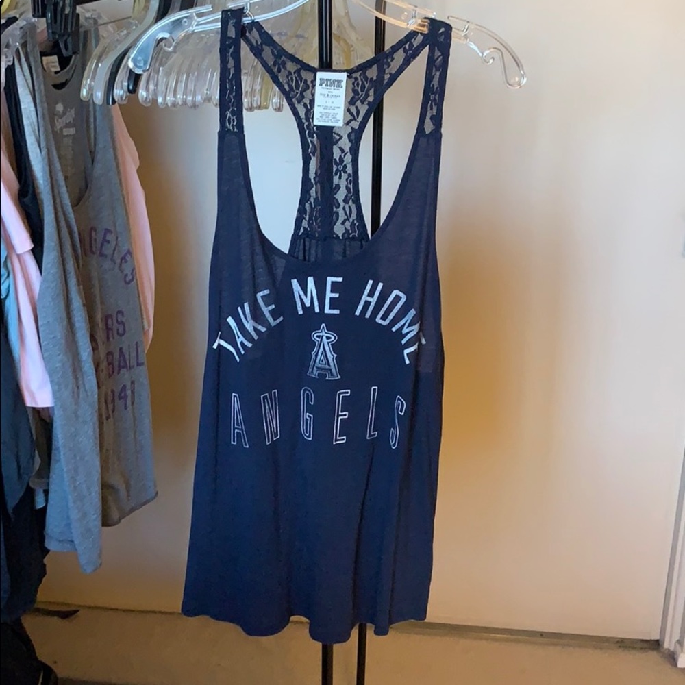 Angels Navy Blue Tank Top